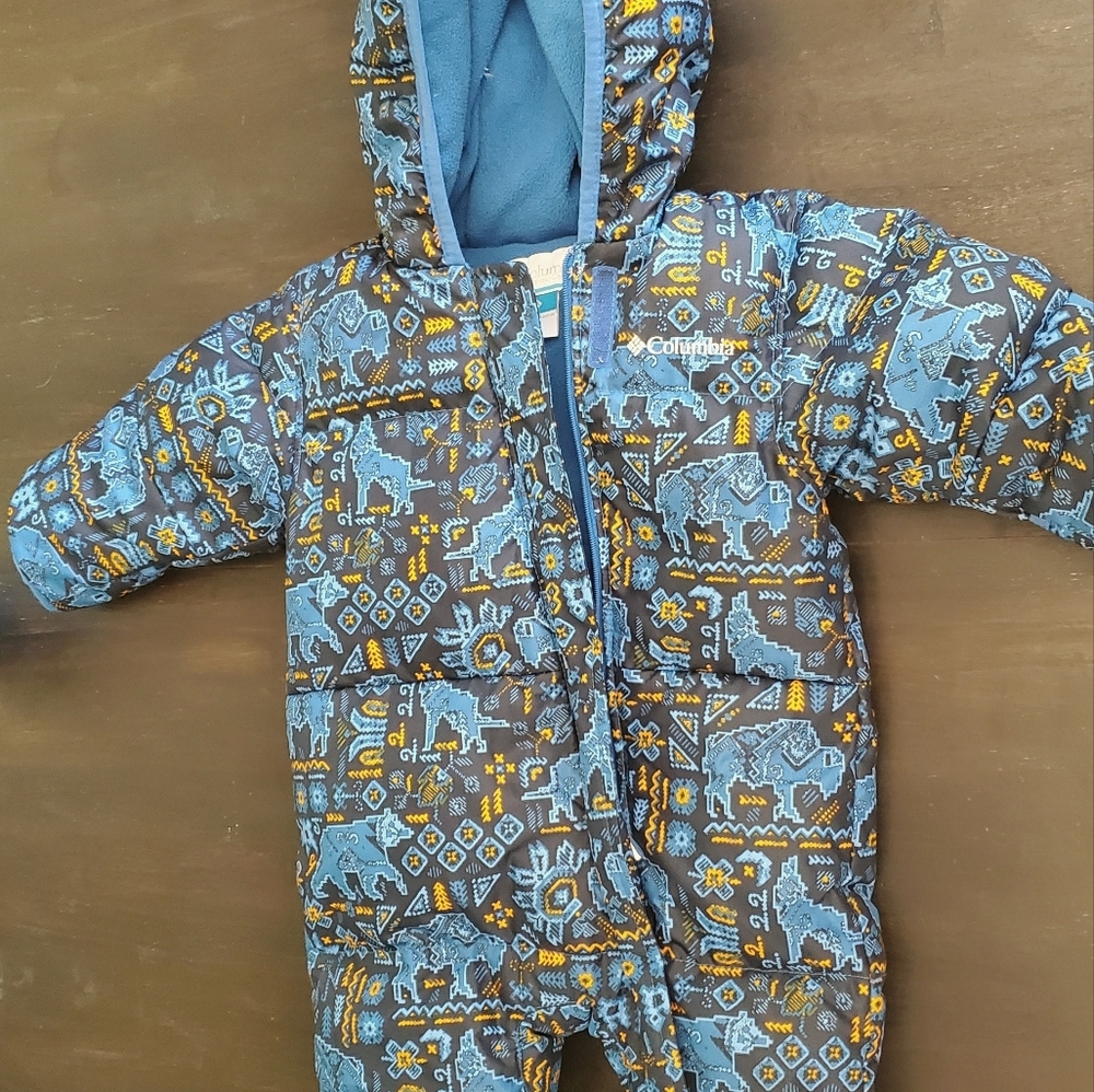 6-12 months Columbia winter coat onsie!